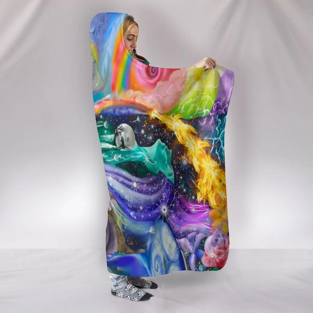 Love Under Fire Hooded Blanket