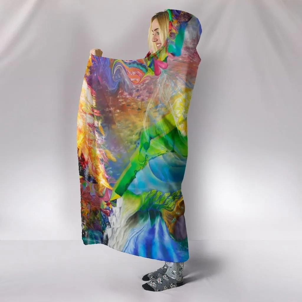 Love Under Fire Hooded Blanket