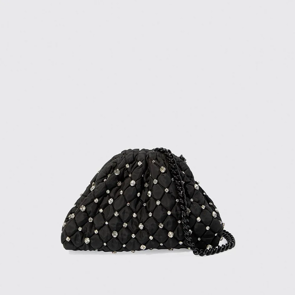    Maria La Rosa - Strass Bag - Balck