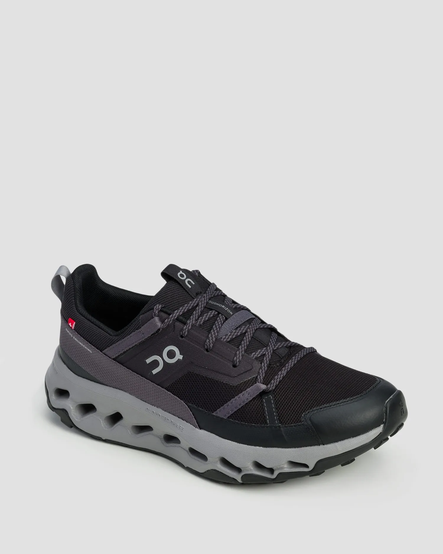 Men's low hiking shoes On Running Cloudhorizon 3ME10030702-black-alloy