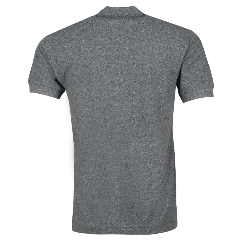 Mens Grey L1264 Plain Polo Shirt