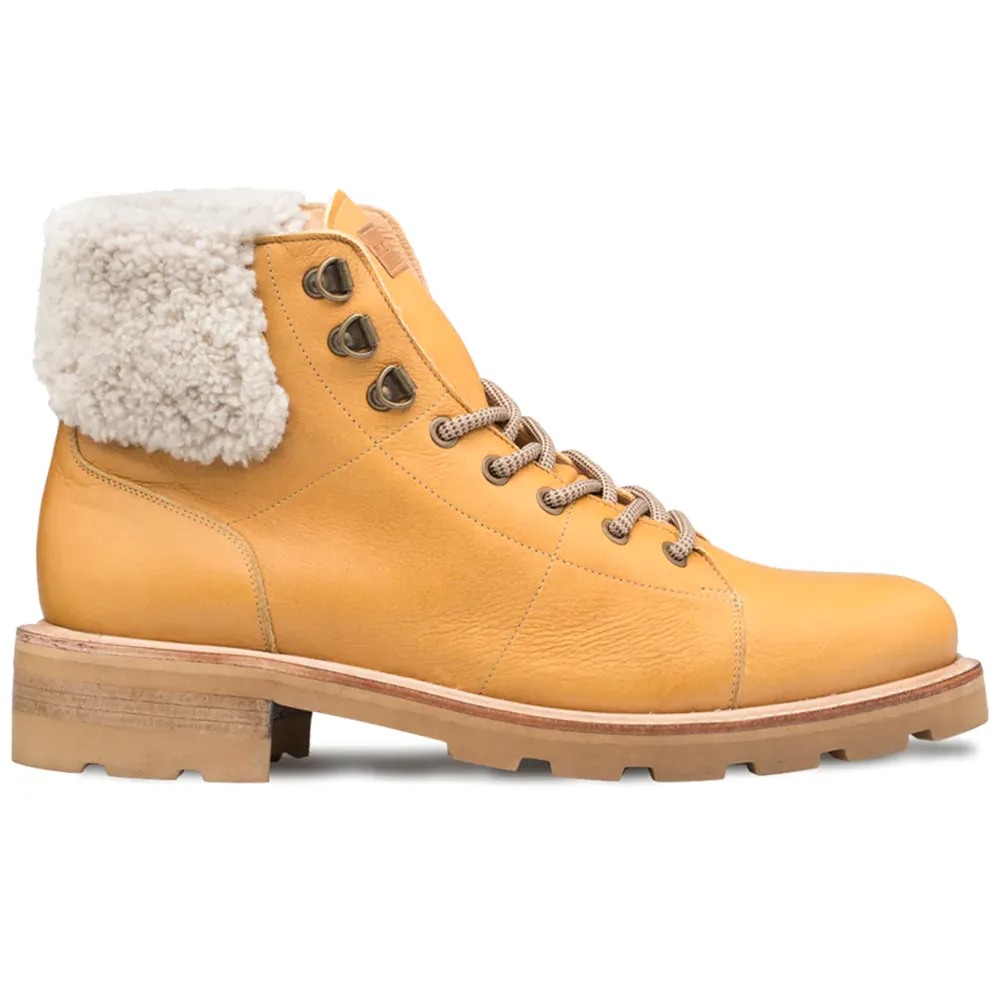 Mezlan Shearling Alpine Boot Mustard 