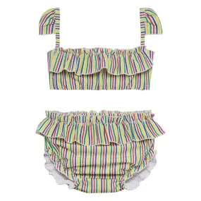 Mini Cabana Bikini Set | Fun Stripe