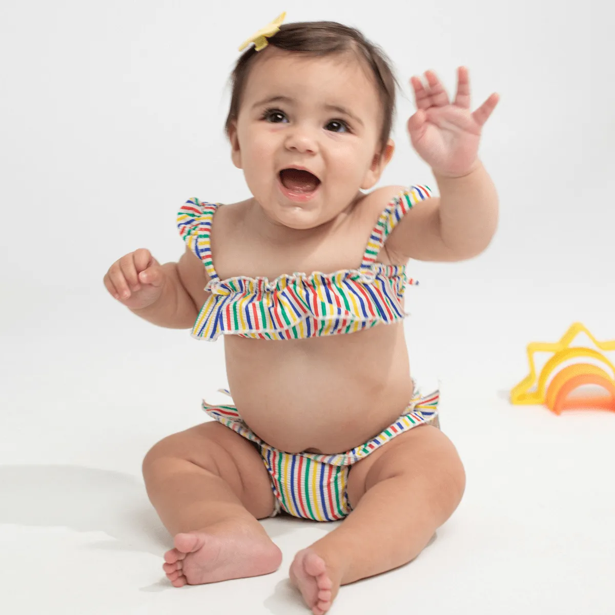 Mini Cabana Bikini Set | Fun Stripe