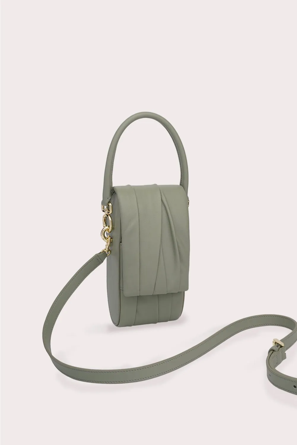 Mini Dundee Bag In Macha Green-