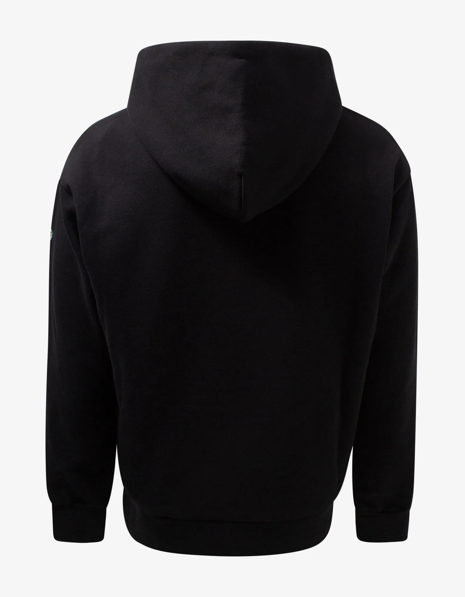 Moncler Grenoble Black Mirrored Logo Print Hoodie