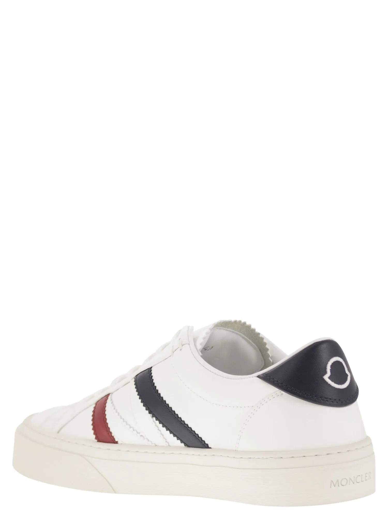 Moncler    Moncler Monaco2 Leather Trainers