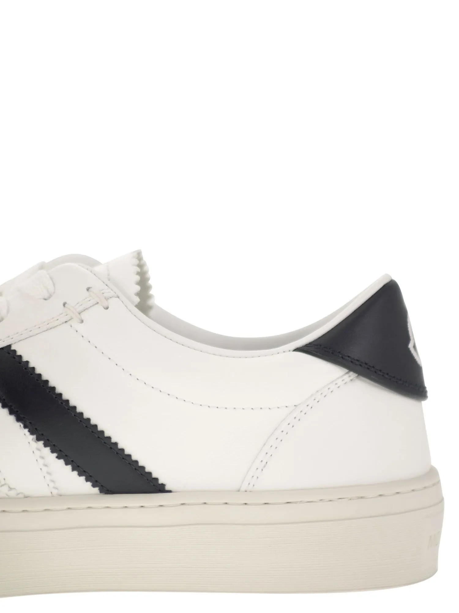 Moncler    Moncler Monaco2 Leather Trainers