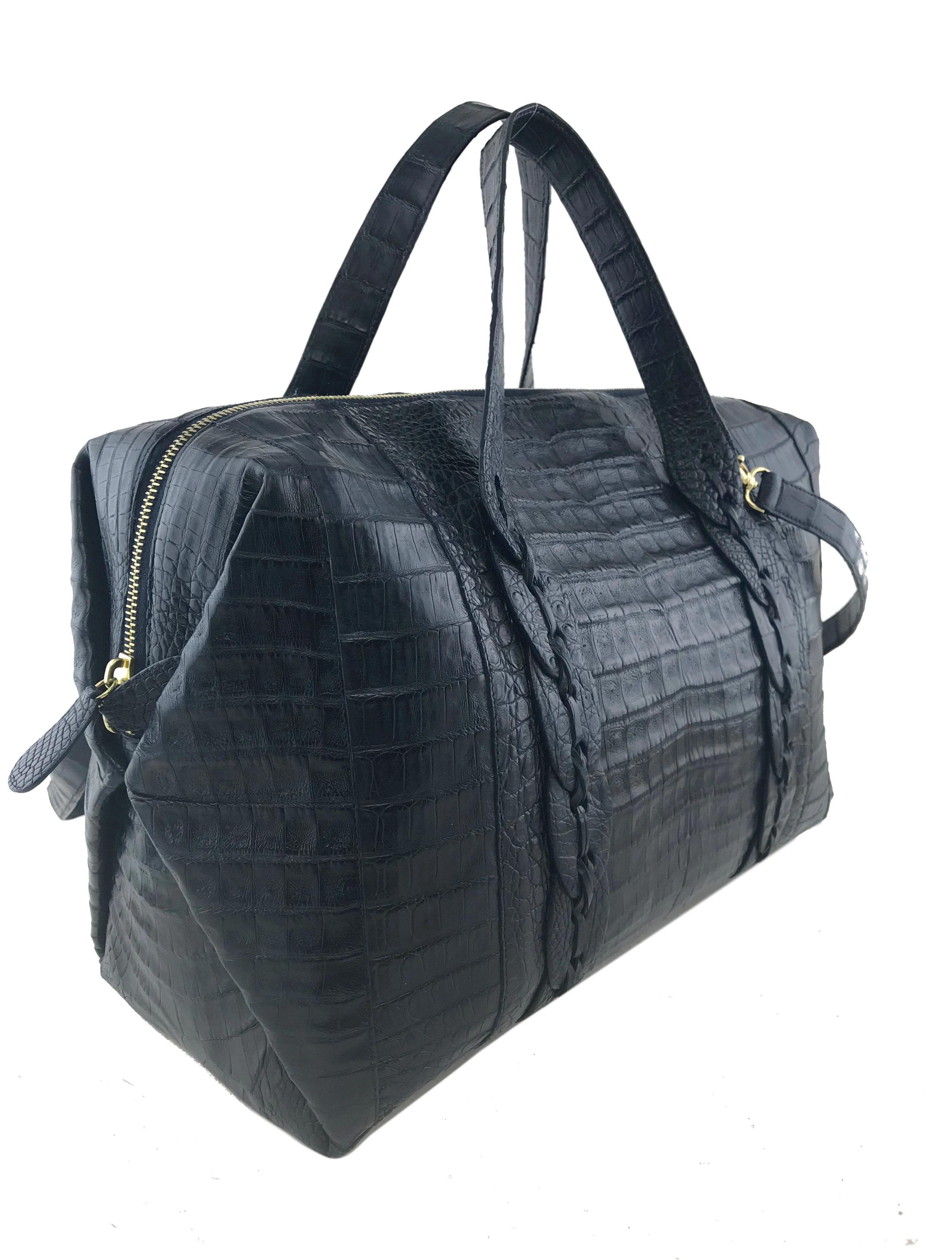 Nancy Gonzalez Large Crocodile Travel Bag