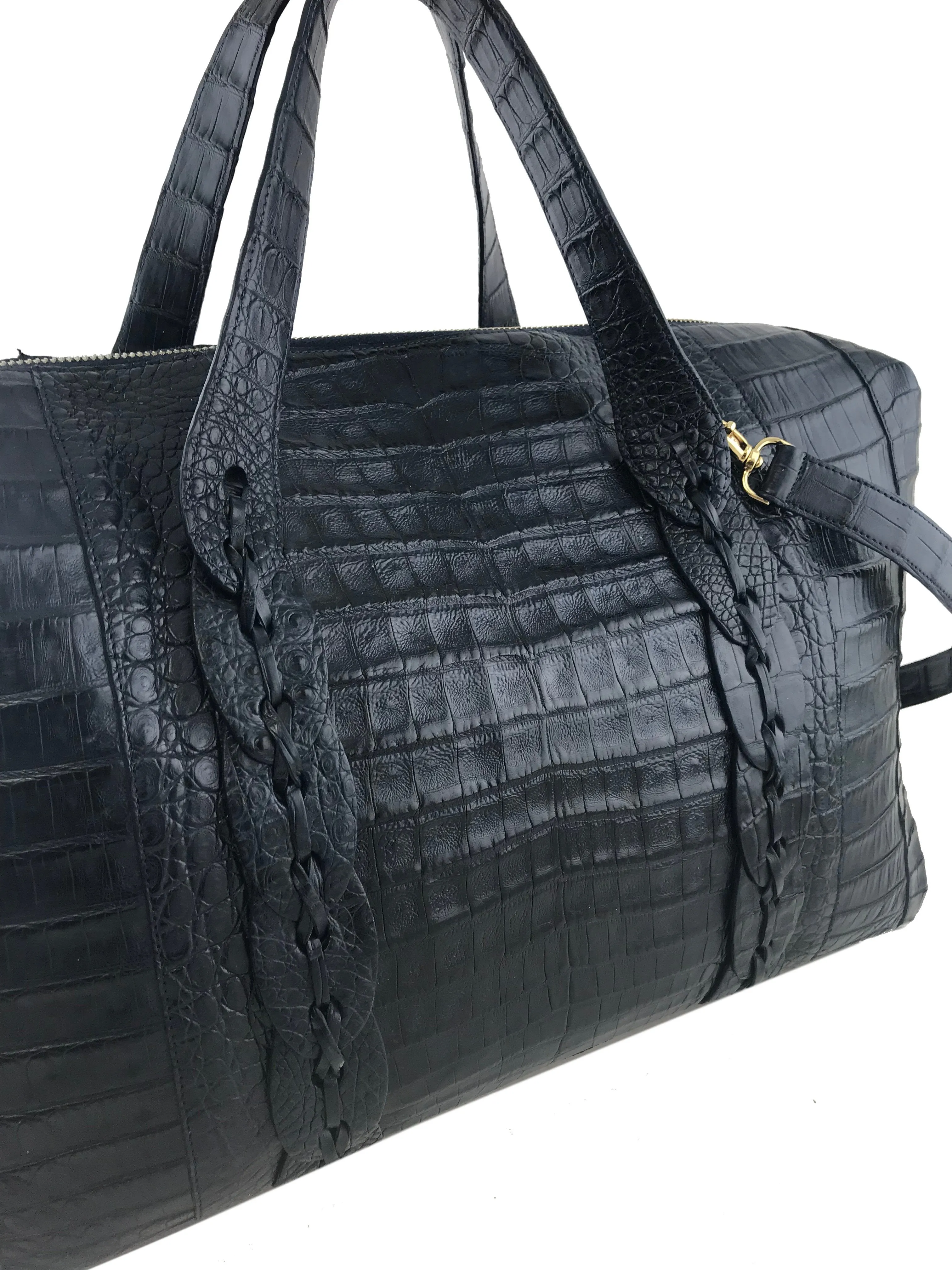 Nancy Gonzalez Large Crocodile Travel Bag