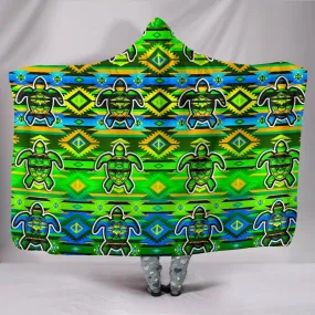 Nature Turtle Hooded Blanket