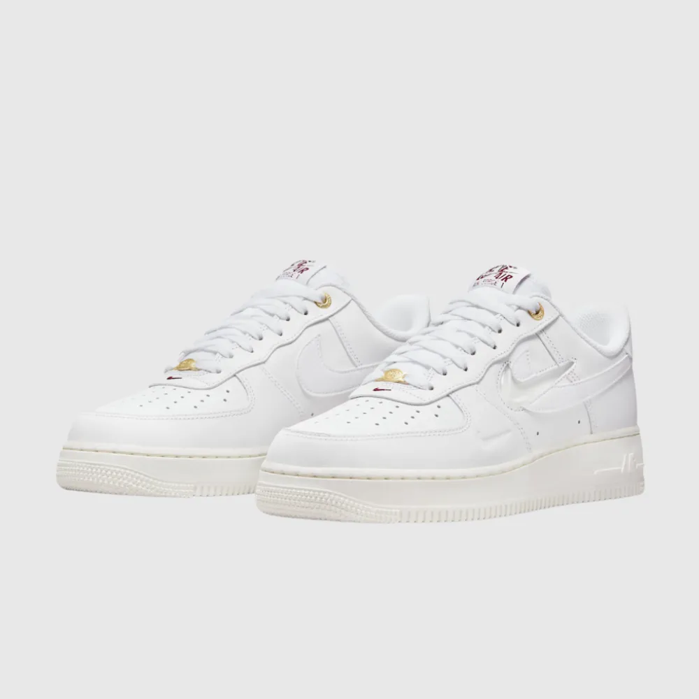 Nike Air Force 1 '07 White Sail Team-Red