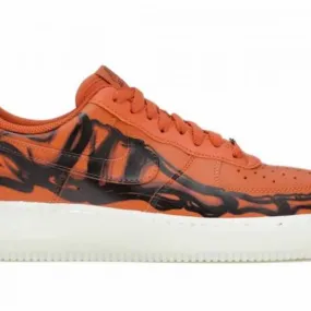 Nike Air Force 1 Low Orange Skeleton CU8067-800