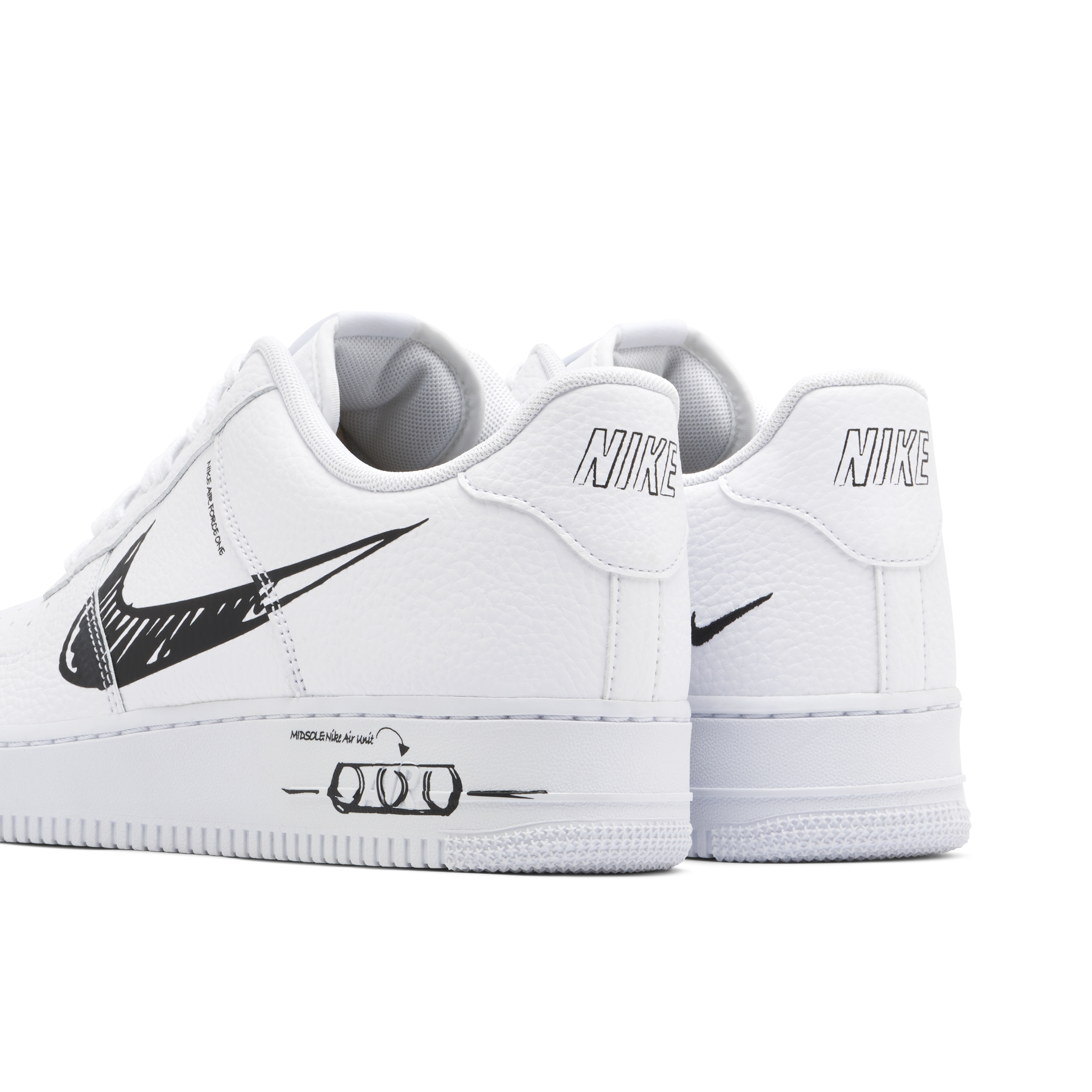 Nike Air Force 1 Low Sketch White | CW7581-101 | Laced