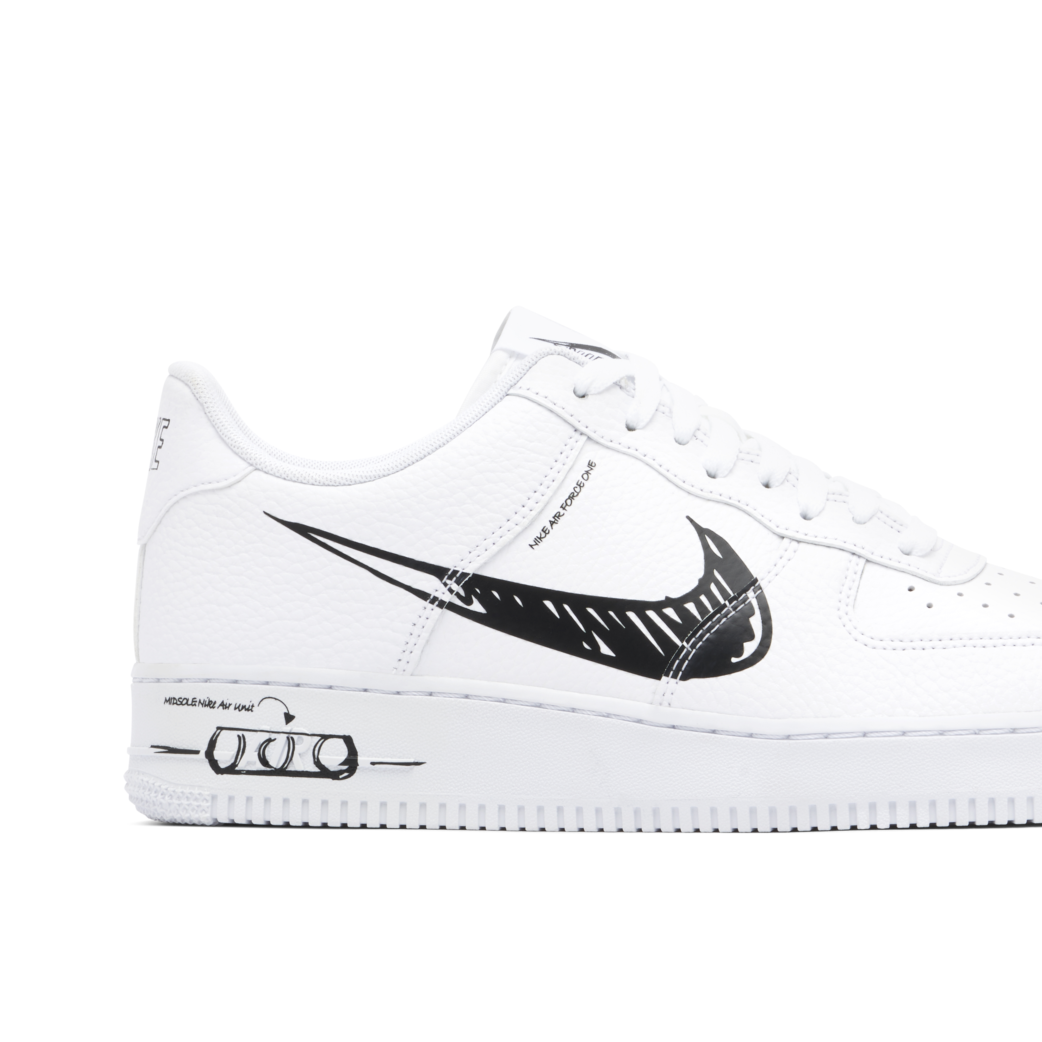 Nike Air Force 1 Low Sketch White | CW7581-101 | Laced