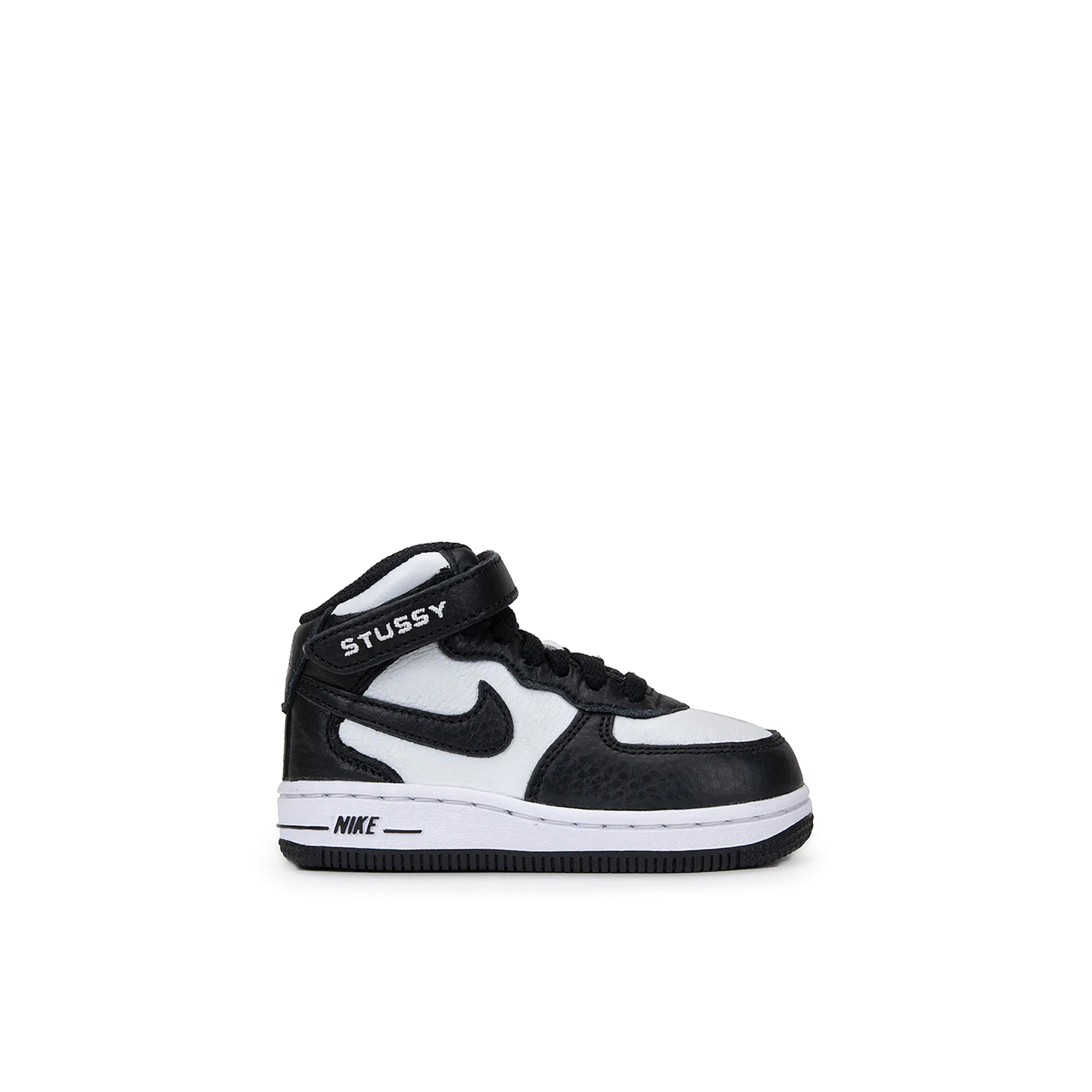 Nike Air Force 1 Mid x Stussy White Black TD | DN4160-002 | Laced