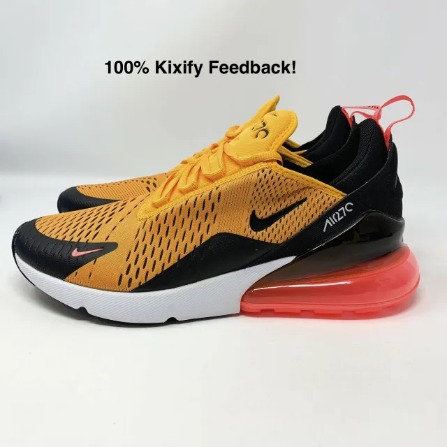 Nike Air Max 270 Black University Gold Tiger