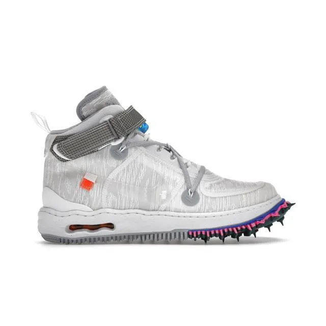 Off-White x Nike Air Force 1 Mid (White/ Clear White/ Gr...