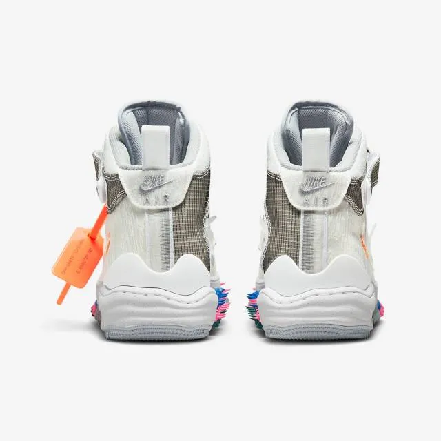 Off-White x Nike Air Force 1 Mid (White/ Clear White/ Gr...