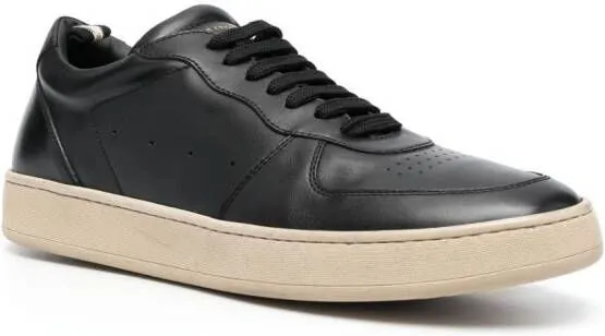 Officine Creative low-top leather sneakers Black