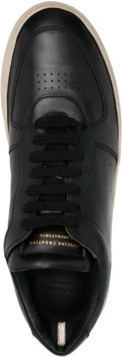 Officine Creative low-top leather sneakers Black