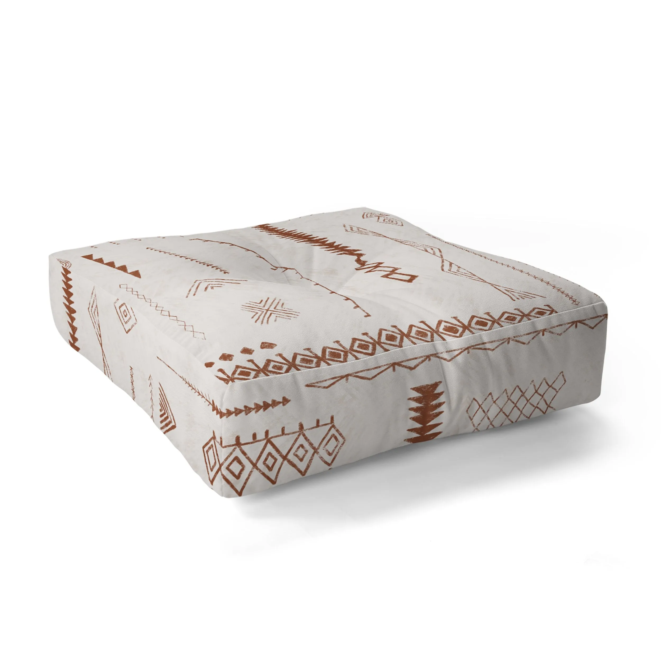 Ole Cave Creek Floor Pouf Pillow Square (DS)