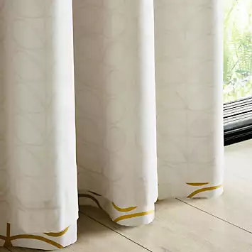 Orla Kiely Trio Stem Lined Eyelet Curtains | Kaleidoscope