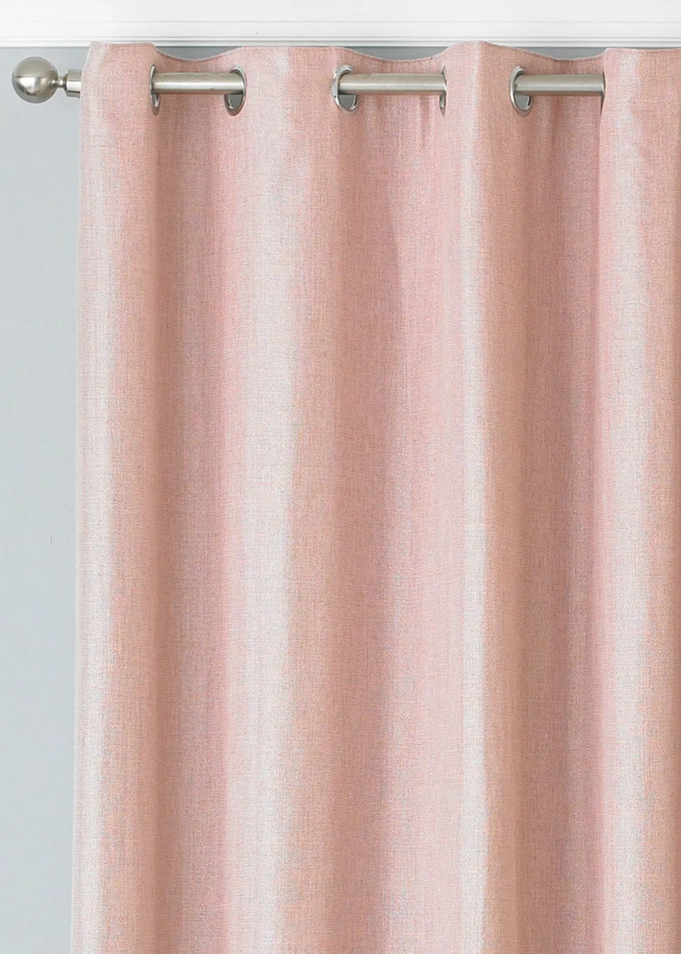 Paoletti Atlantic Twill Woven Eyelet Curtains