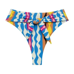 Paula Tie-Up Bikini Bottom | Abstract