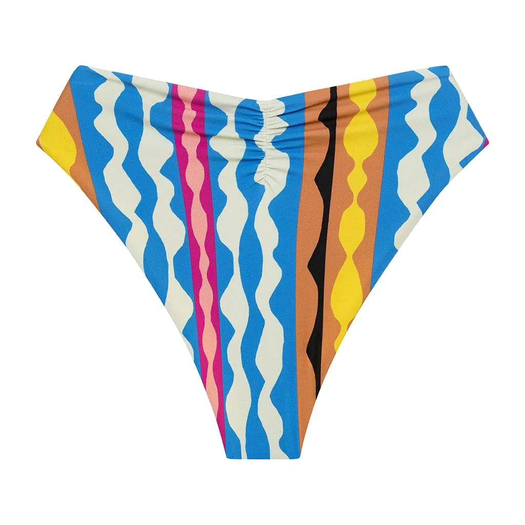 Paula Tie-Up Bikini Bottom | Abstract