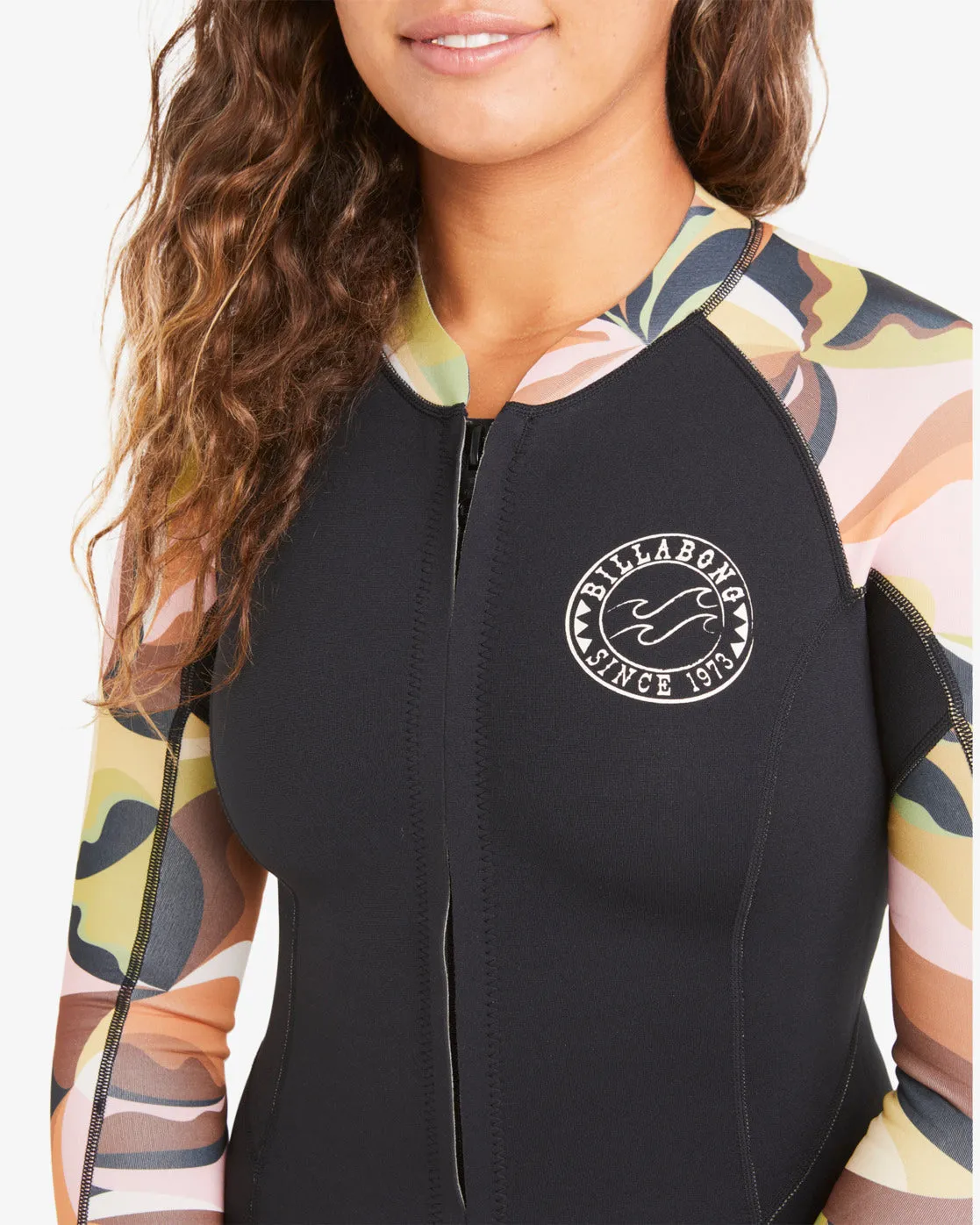 Peeky Jacket Wetsuit Jacket - Hidden Palms Multi