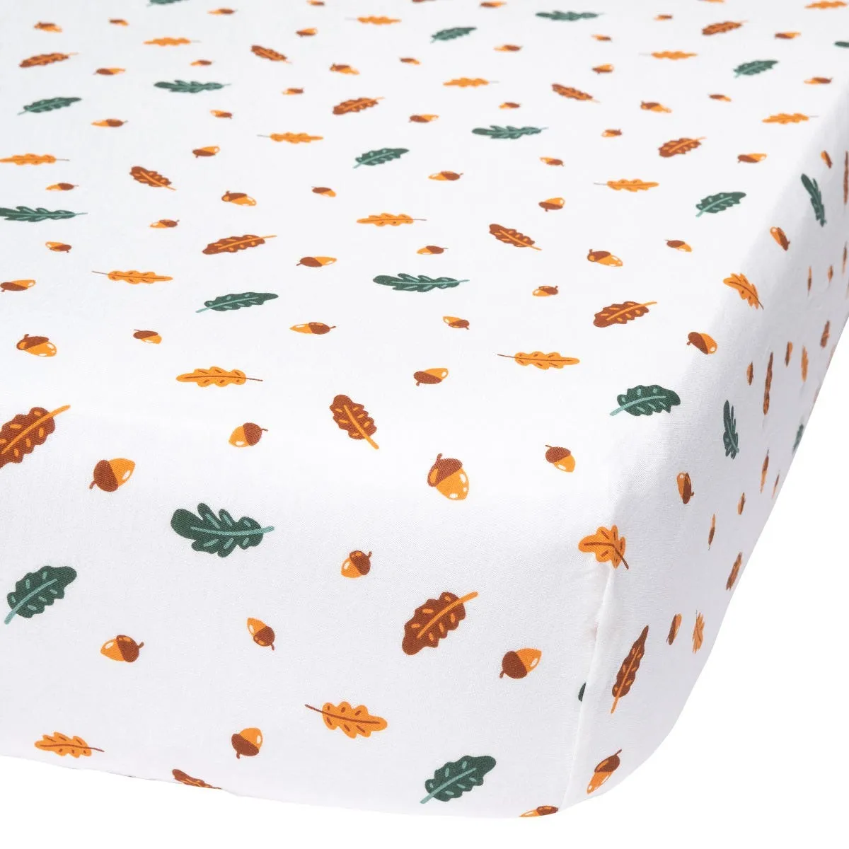 Perlimpinpin Bambou Crib Fitted Sheet - Hazelnut  - Clement