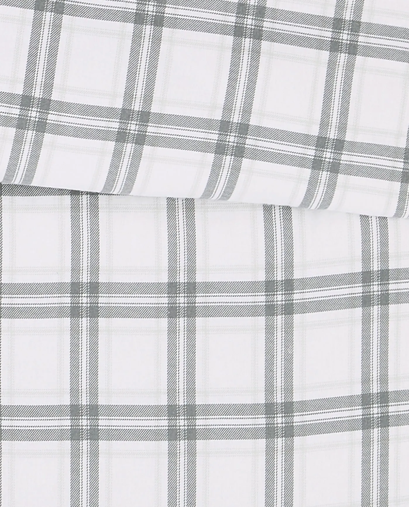 PLAID 3 PIECE FLANNED DUVET COVER SET