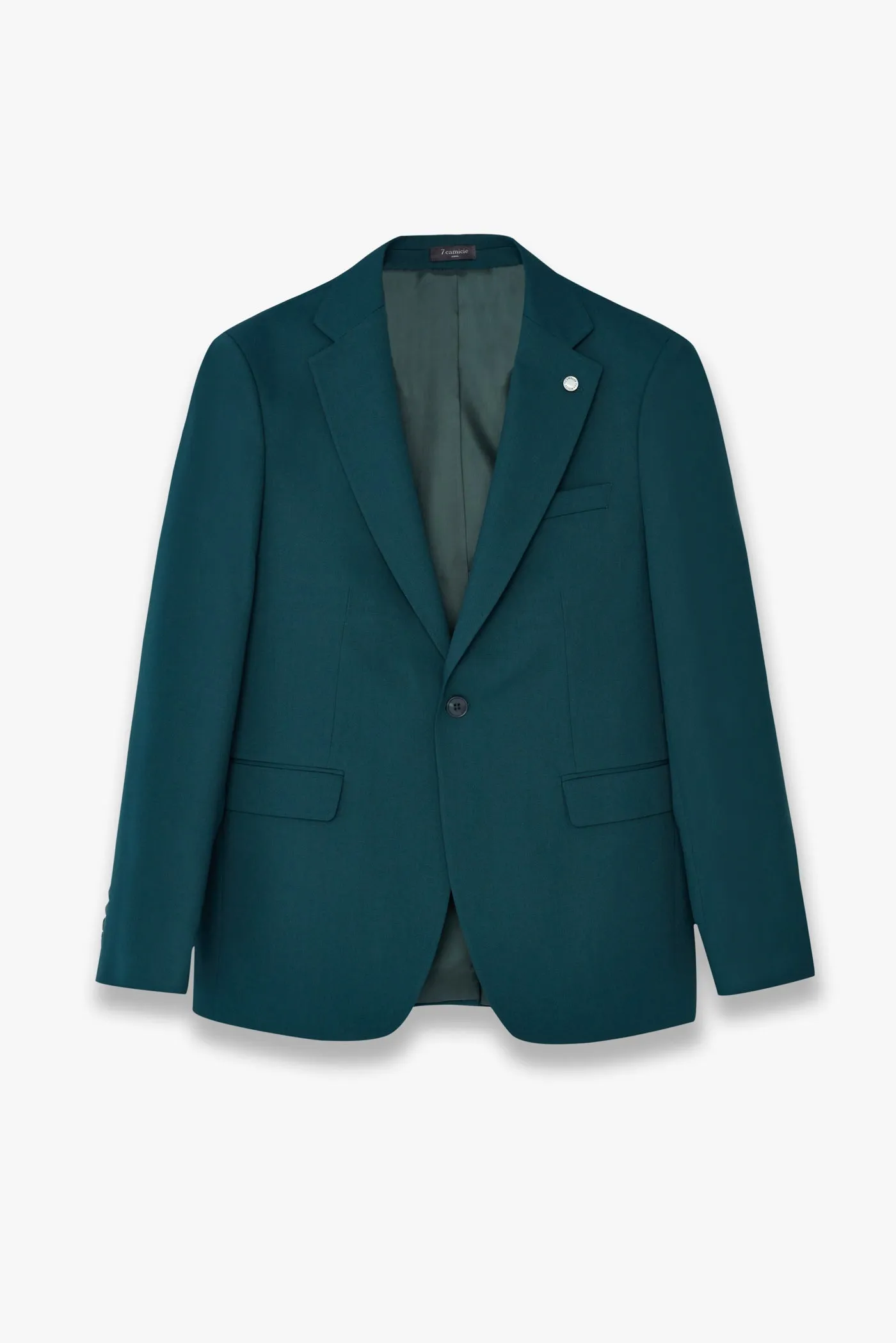 Polyviscose Man Jacket Green