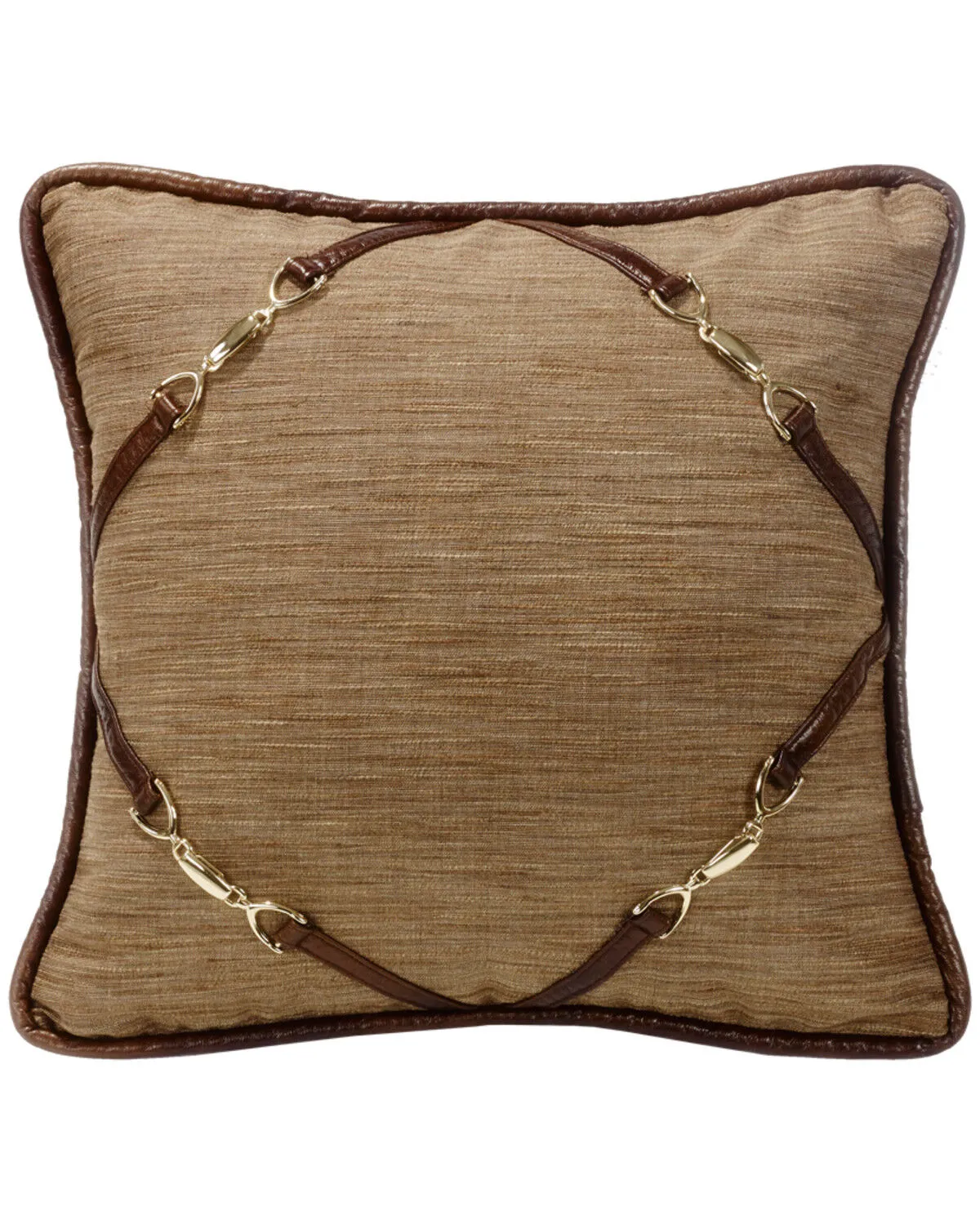 Product Name:  HiEnd Accents Highland Lodge Buckle Pillow