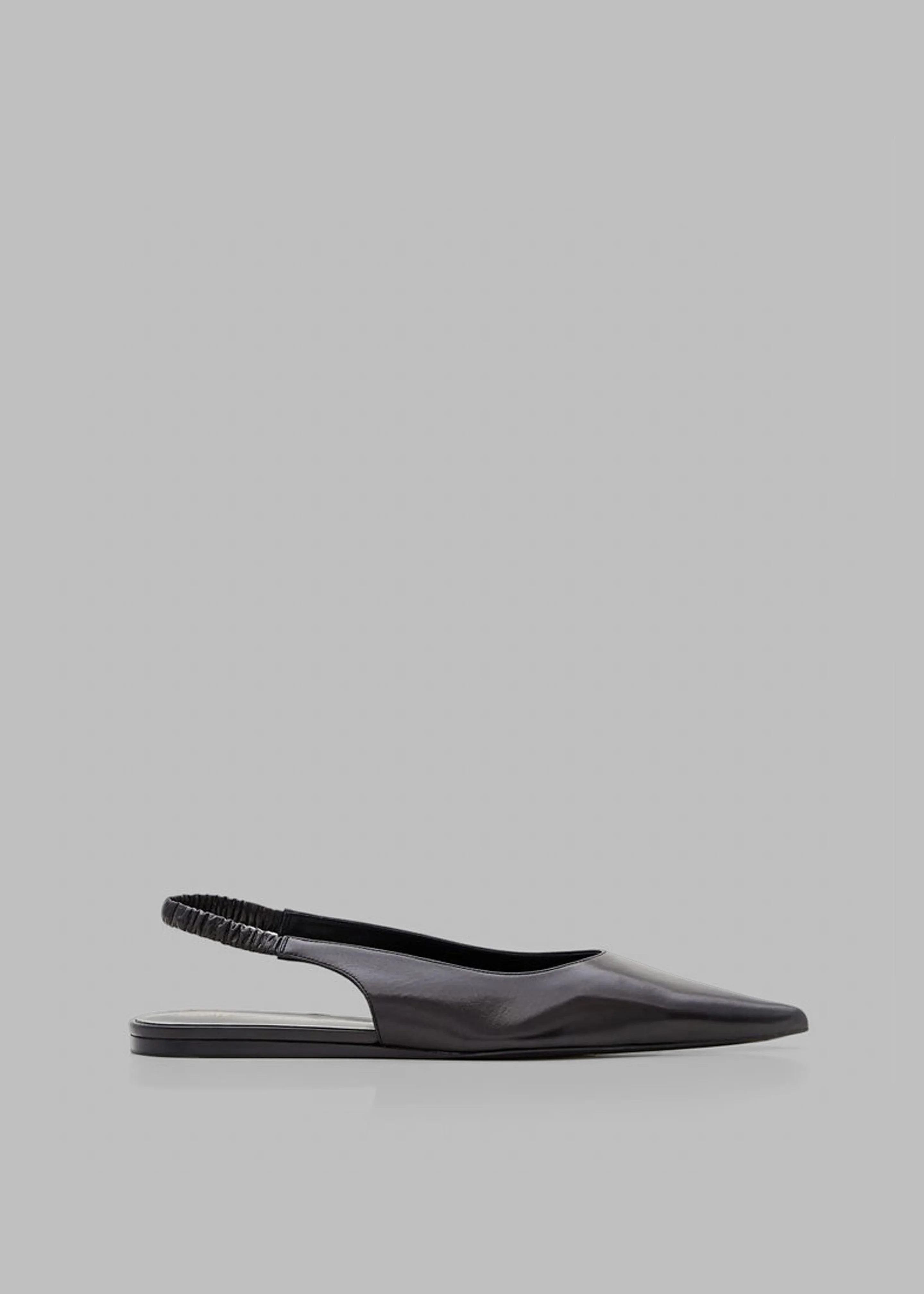 Proenza Schouler Spike Slingback Flats - Black