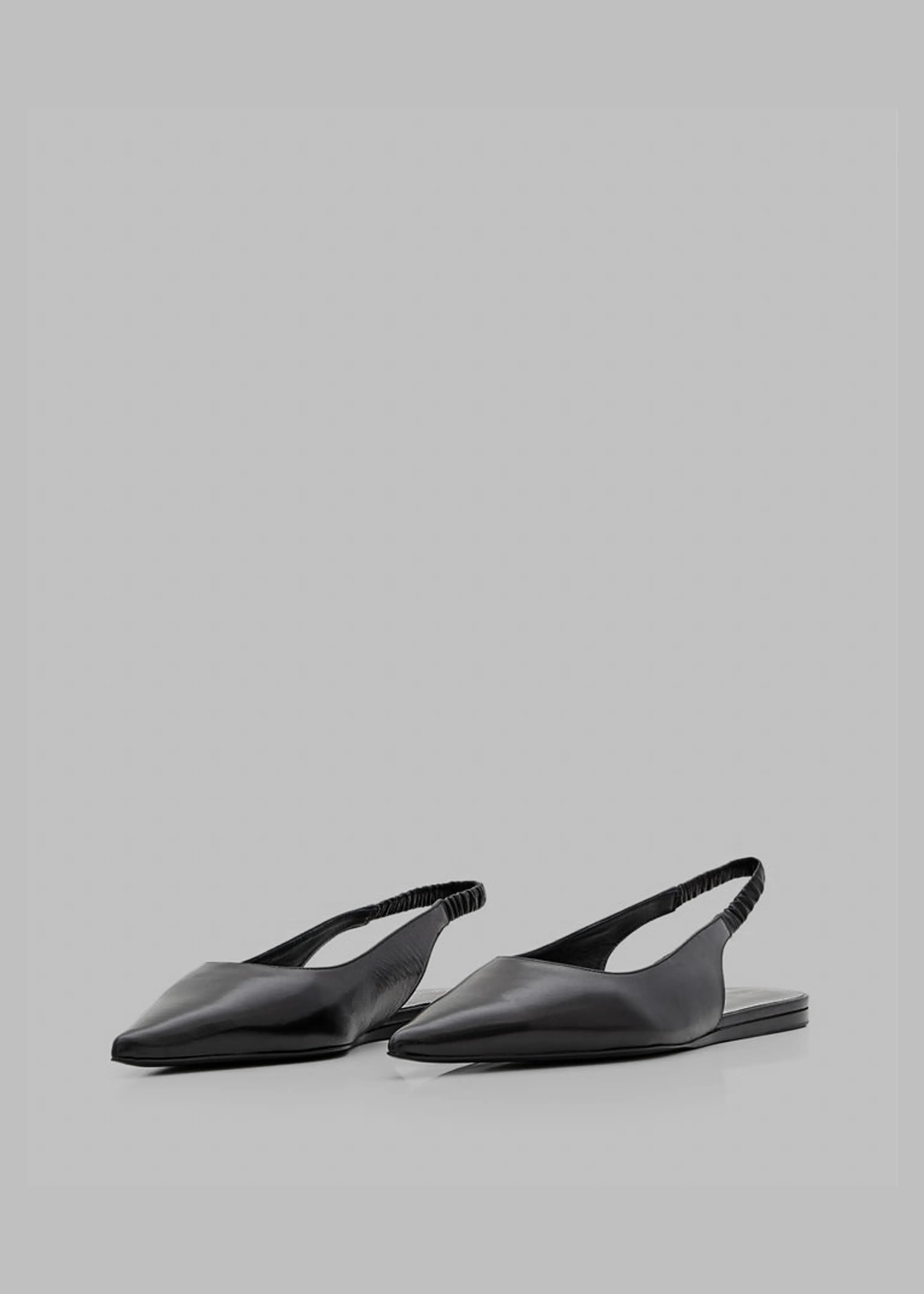 Proenza Schouler Spike Slingback Flats - Black