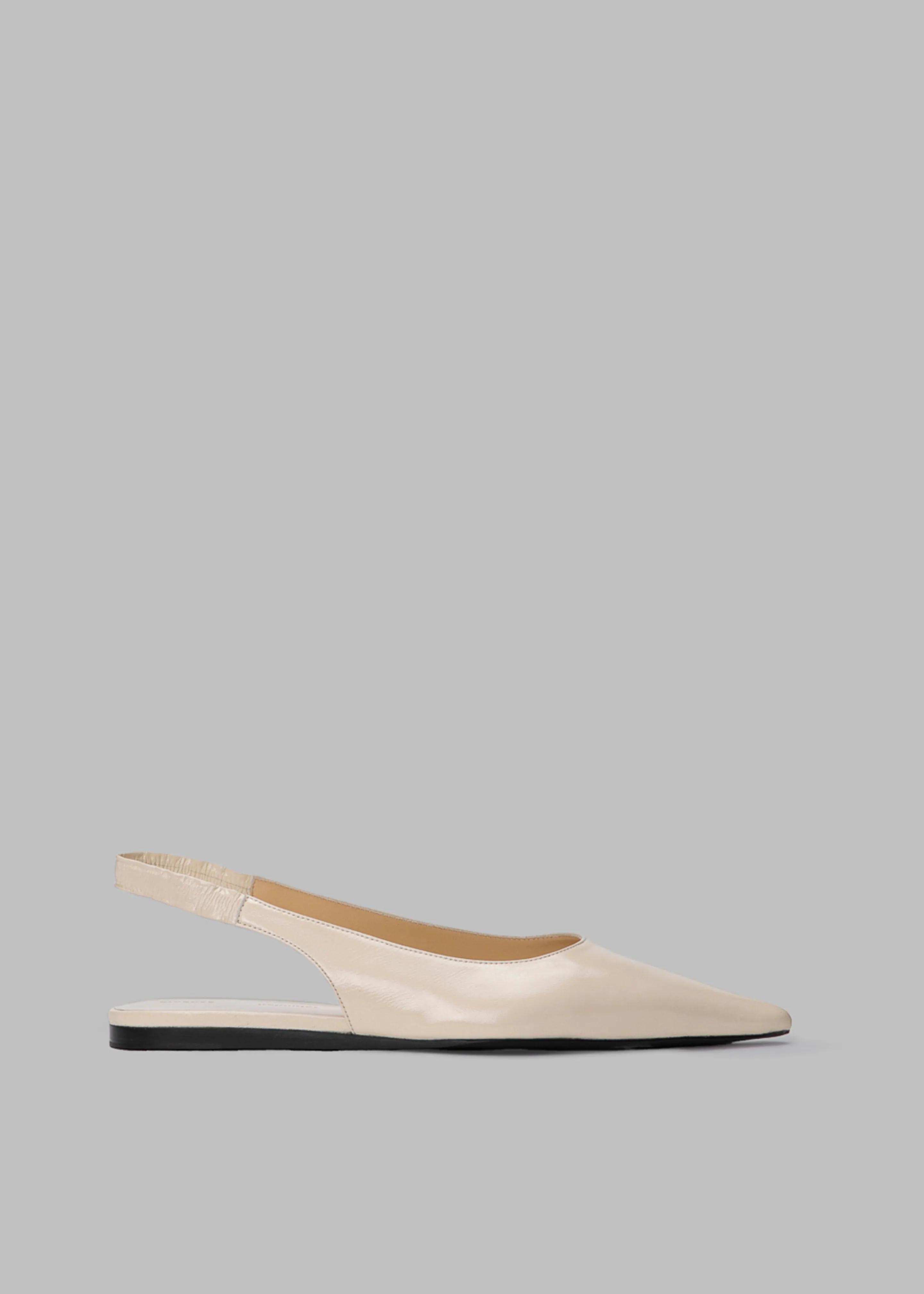 Proenza Schouler Spike Slingback Flats - Cream