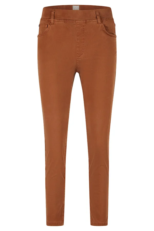 Rabe & LecomteCAMEL ELASTIC WAIST SKINNY TROUSERS