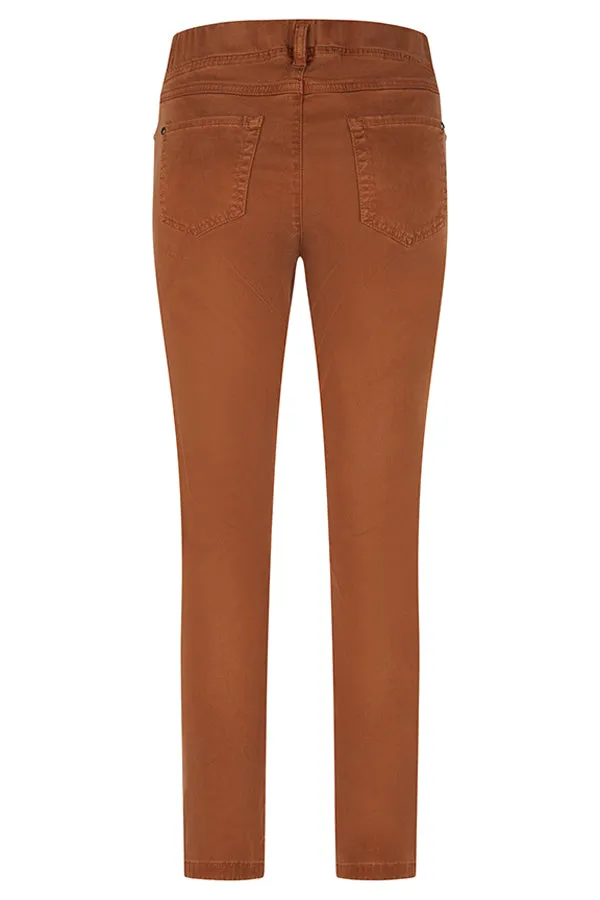 Rabe & LecomteCAMEL ELASTIC WAIST SKINNY TROUSERS