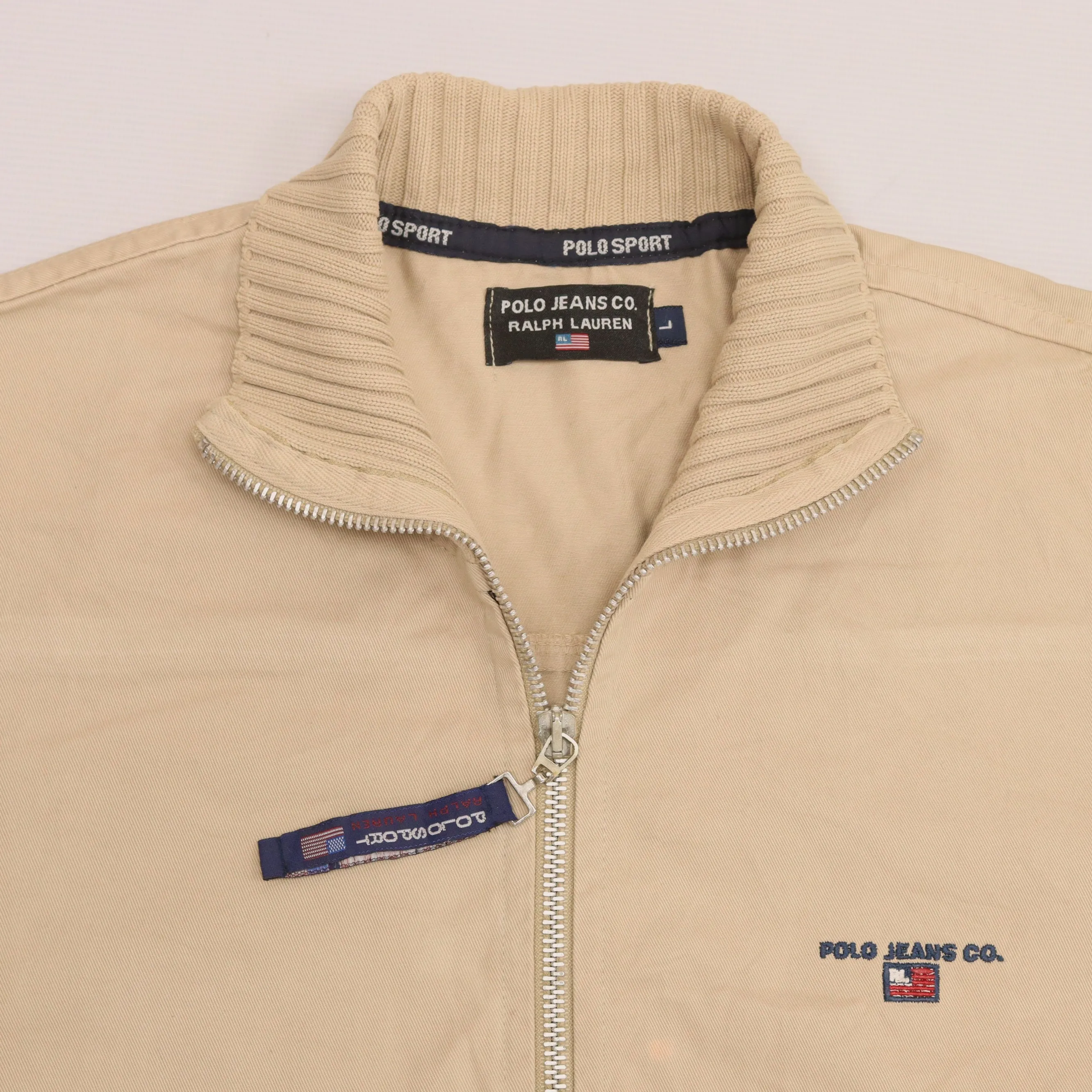 Ralph Lauren Beige Harrington Jacket