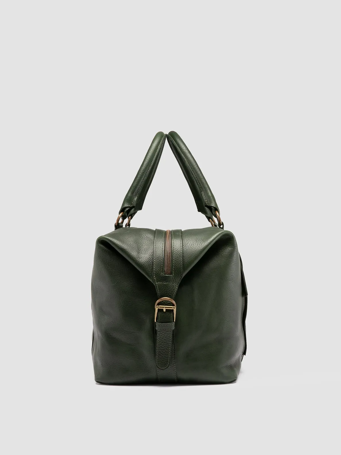 RARE 045 - Green Leather Travel Bag