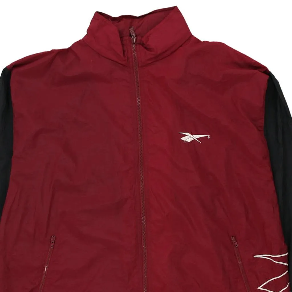 Reebok Jacket - Large Red Polyester