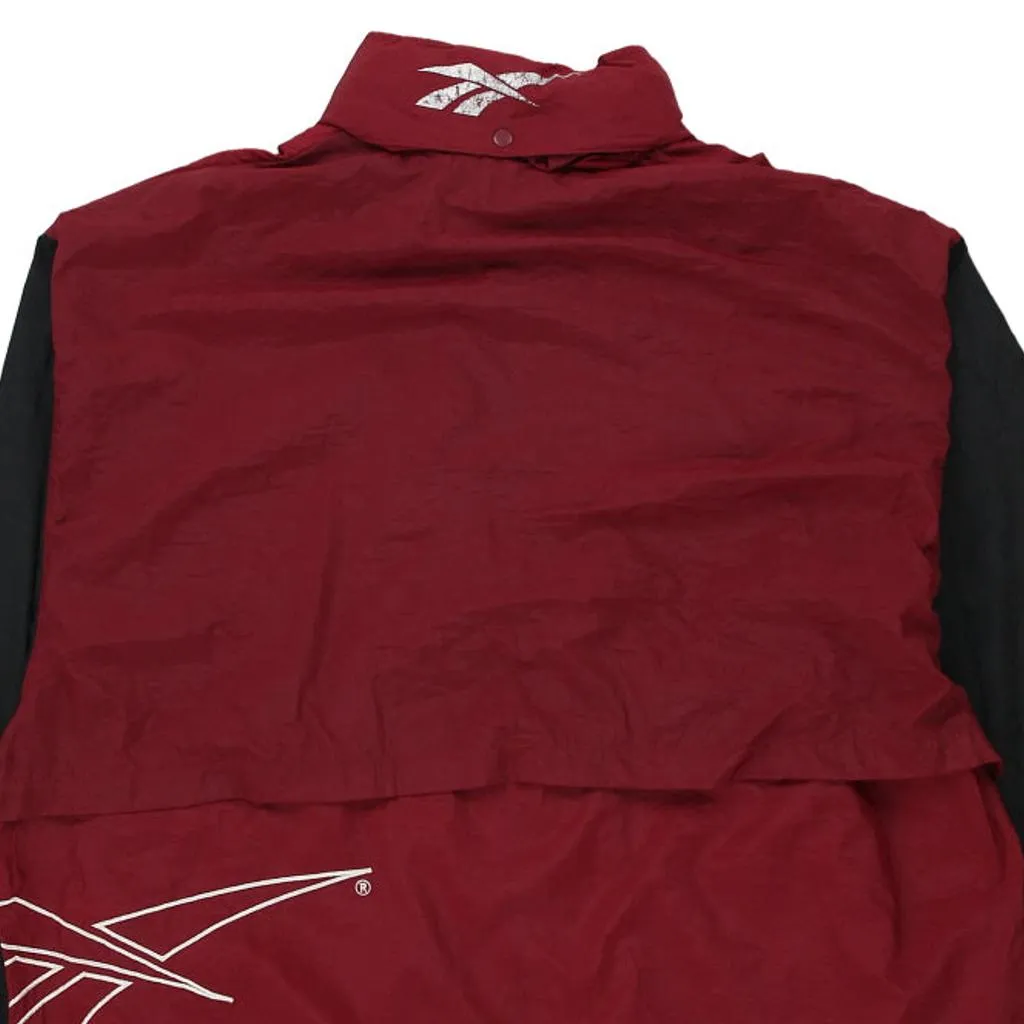 Reebok Jacket - Large Red Polyester