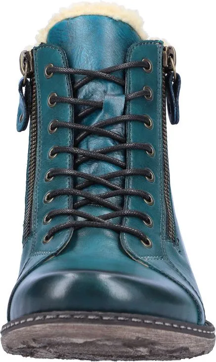 Remonte Blue Lace Up Boot