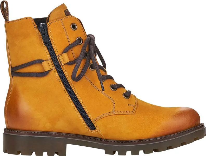 Remonte Yellow Lace Up Boot