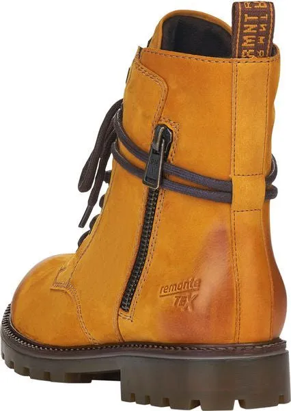 Remonte Yellow Lace Up Boot