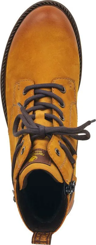 Remonte Yellow Lace Up Boot