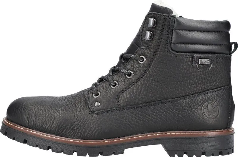 Rieker Black Lace Up Boot