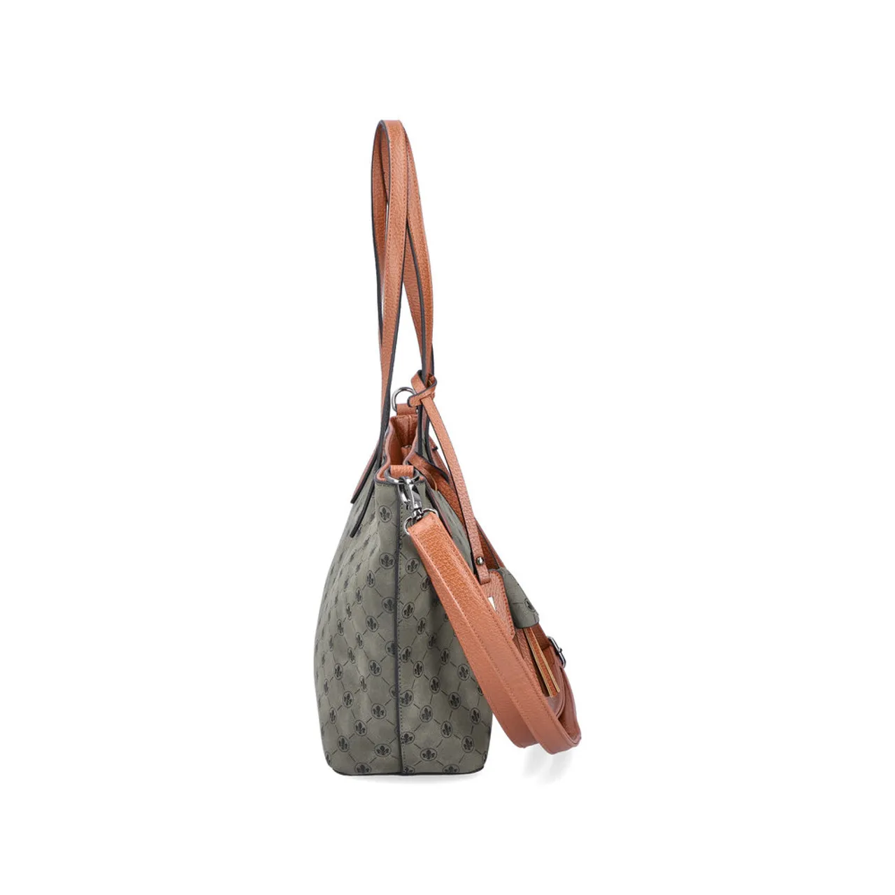 Rieker H1305-54 Green Tan bag